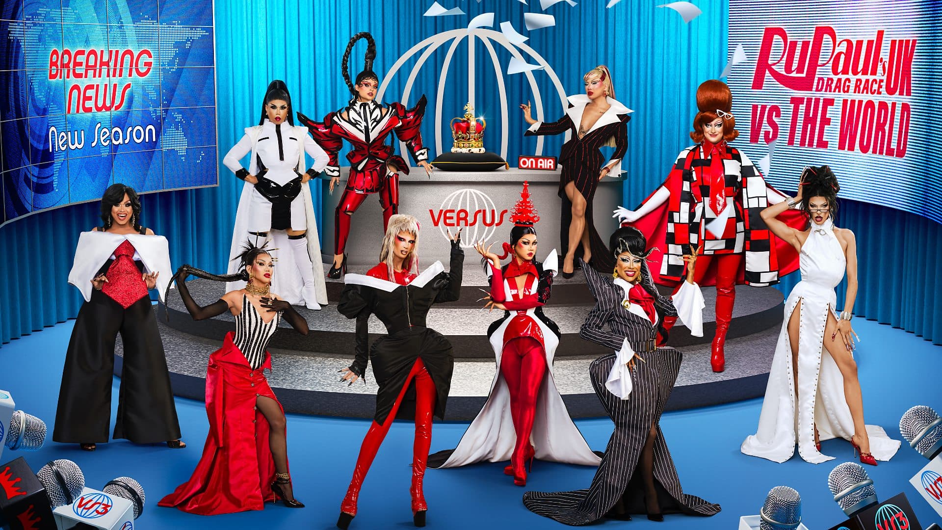 Meet the RuPaul's Drag Race UK vs The World series 3 Queens - BBC